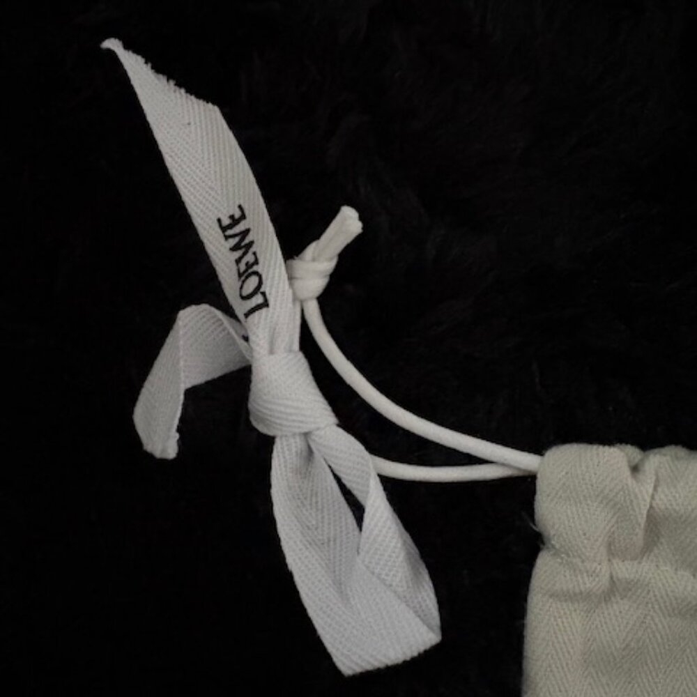 Loewe Cream Drawstring Dust Bag With Ribbon - Picture 3 of 5